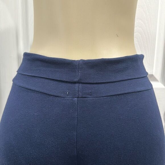 NAKED WARDROBE FOLDOVER PANTS. NAVY BLUE - Picture 5 of 6